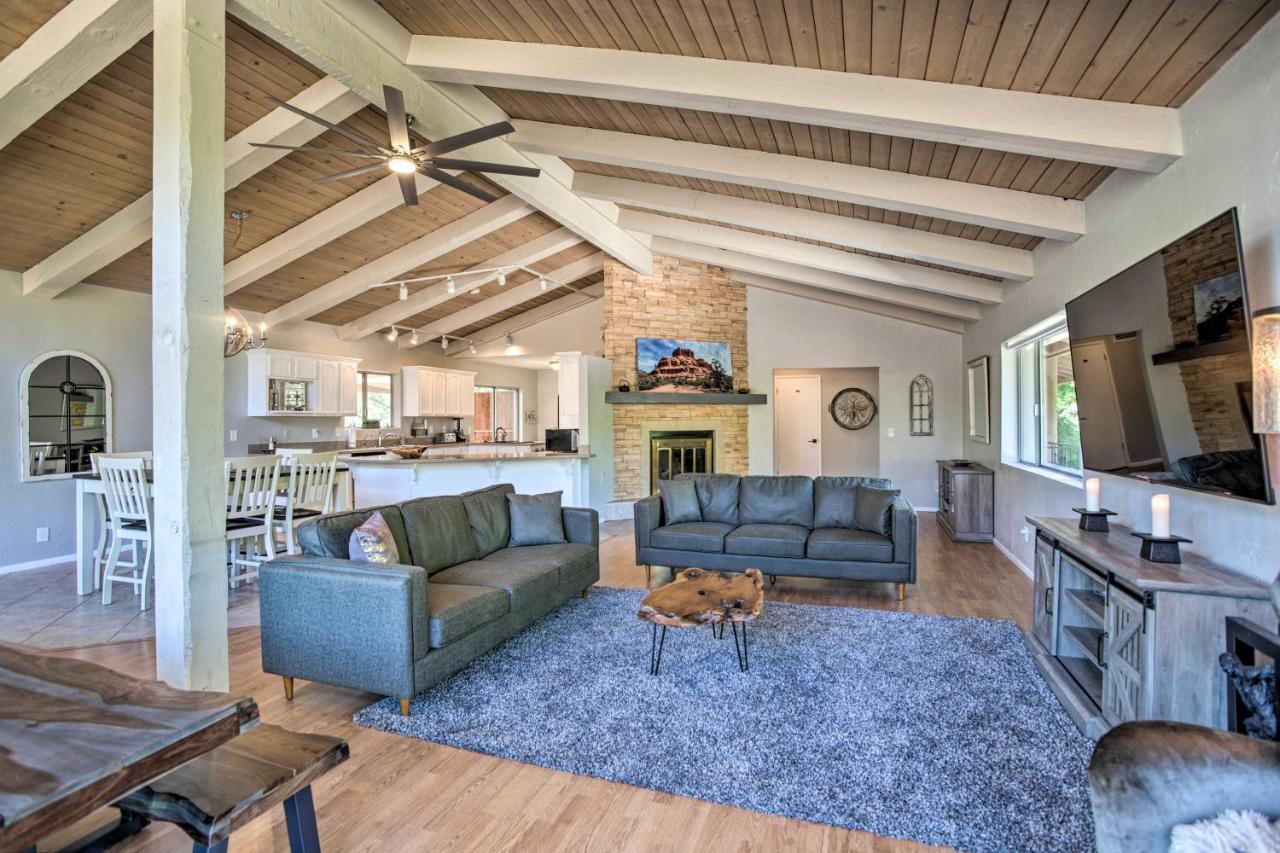 Sedona Hideaway With Swim Spa And Private Tavern! Екстер'єр фото